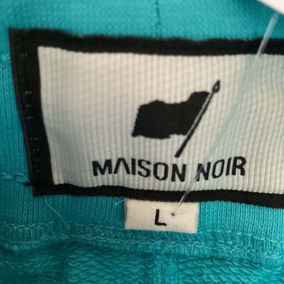 Maison Noir Joggers. Size L  Tiffany Teal Blue - Picture 3 of 6